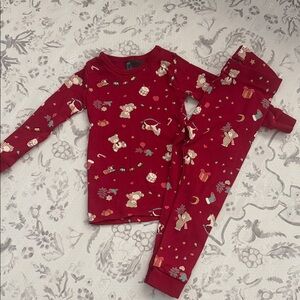 H&M Christmas Vintage Print Pj Set